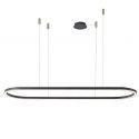 Lustra LED XXL suspendata design modern ELENA 120 DIMM BK