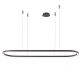 Lustra LED XXL suspendata design modern ELENA 120 DIMM BK