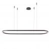 Lustra LED XXL suspendata design modern ELENA 150 DIMM BK