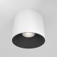 Plafoniere cu spoturi, Spoturi aplicate - Spot LED aplicat, plafoniera design tehnic Alfa alb, negru 10cm