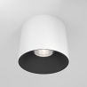 Spot LED aplicat, plafoniera design tehnic Alfa alb, negru 10cm