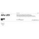 Plafoniere cu spoturi, Spoturi aplicate - Spot LED aplicat, plafoniera design tehnic Alfa alb, negru 10cm
