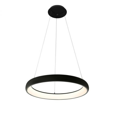 Pendule, Lustre suspendate - Lustra LED cu telecomanda design circular ANTONIO 61 CCT BK