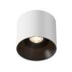 Spot LED aplicat, plafoniera dimabila design tehnic Alfa alb, negru 12,5cm, 3000K