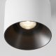 Plafoniere cu spoturi, Spoturi aplicate - Spot LED aplicat, plafoniera dimabila design tehnic Alfa alb, negru 12,5cm, 3000K