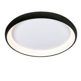 Plafoniere - Lustra LED cu telecomanda design circular ANTONIO TOP 61 CCT BK