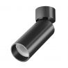 Spot LED aplicat directionabil design tehnic Focus negru, 4000K