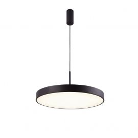 Pendule, Lustre suspendate - Lustra LED cu telecomanda design circular MARCELLO 40 CCT BK