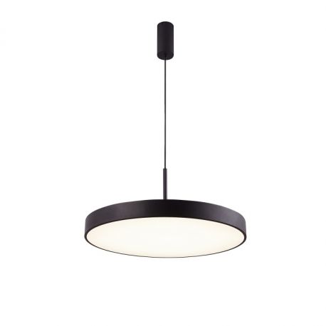 Pendule, Lustre suspendate - Lustra LED cu telecomanda design circular MARCELLO 40 CCT BK