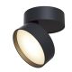 Plafoniere cu spoturi, Spoturi aplicate - Spot LED aplicat design modern Onda 4000K negru 12cm