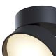 Plafoniere cu spoturi, Spoturi aplicate - Spot LED aplicat design modern Onda 4000K negru 12cm