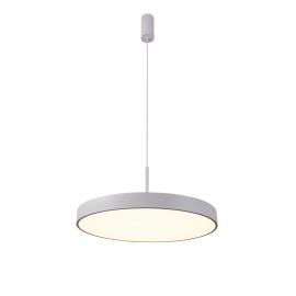 Pendule, Lustre suspendate - Lustra LED cu telecomanda design circular MARCELLO 60 CCT WH