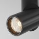 Plafoniere cu spoturi, Spoturi aplicate - Spot LED aplicat, plafoniera design tehnic Dafne negru