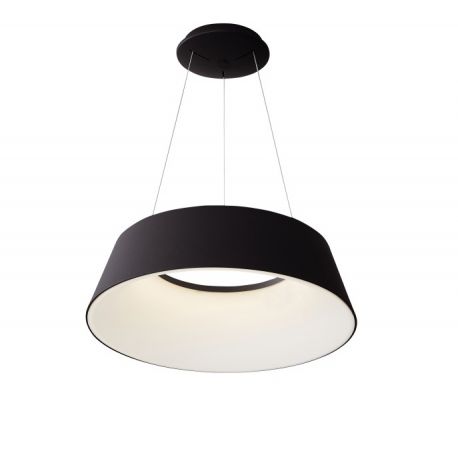 Pendule, Lustre suspendate - Lustra LED cu telecomanda design circular EMMA 60 CCT BK
