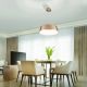 Pendule, Lustre suspendate - Lustra LED cu telecomanda design circular EMMA 60 CCT GO