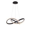 Lustra LED cu telecomanda design modern INFINITY 80 CCT BK