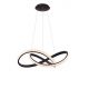 Pendule, Lustre suspendate - Lustra LED cu telecomanda design modern INFINITY 80 CCT BK