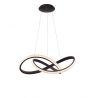 Lustra LED cu telecomanda design modern INFINITY 80 CCT BK