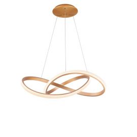 Pendule, Lustre suspendate - Lustra LED cu telecomanda design modern INFINITY 80 CCT GO