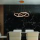 Pendule, Lustre suspendate - Lustra LED cu telecomanda design modern INFINITY 80 CCT GO
