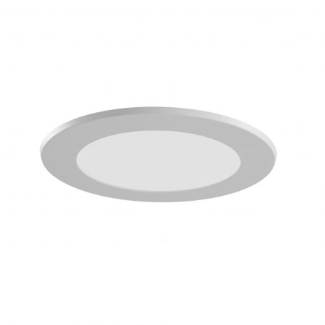 Plafoniere cu spoturi, Spoturi aplicate - Spot LED incastrabil design tehnic Stockton alb