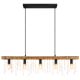 Pendule, Lustre suspendate - Lustra suspendata design modern Kira I negru, maro