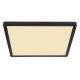 Plafoniere - Plafoniera LED design slim Sapana negru 42x42cm