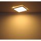 Plafoniere - Plafoniera LED design slim Sapana negru 42x42cm
