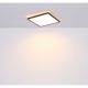 Plafoniere - Plafoniera LED design slim Sapana negru 42x42cm