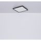 Plafoniere - Plafoniera LED design slim Sapana negru 42x42cm