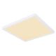 Plafoniera LED design slim Sapana alb 42x42cm