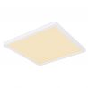 Plafoniera LED design slim Sapana alb 42x42cm