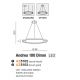 Pendule, Lustre suspendate - Lustra LED suspendata design modern ANDREA 100 3000K DIMM BK