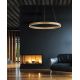 Pendule, Lustre suspendate - Lustra LED XXL suspendata design modern ANDREA 120 3000K DIMM BK