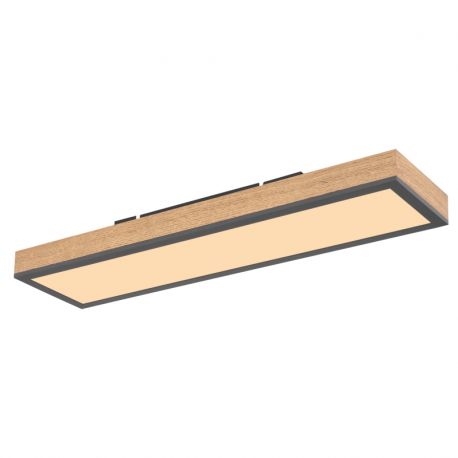 Plafoniere - Plafoniera LED cu aspect lemn design dreptunghiular DORO 18W