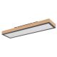 Plafoniere - Plafoniera LED cu aspect lemn design dreptunghiular DORO 18W