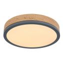 Plafoniera LED cu aspect lemn design slim DORO 30cm, 12W 