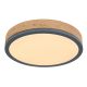 Plafoniere - Plafoniera LED cu aspect lemn design slim DORO 30cm, 12W