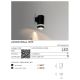 Aplice - Aplica LED pentru iluminat exterior IP65 JASON BK
