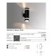 Aplice - Aplica LED pentru iluminat exterior IP65 JASON 2 BK