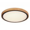 Plafoniera LED cu aspect lemn design modern Bruno maro 30,7cm 12W