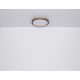 Plafoniere - Plafoniera LED cu aspect lemn design modern Bruno maro 30,7cm 12W