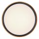 Plafoniere - Plafoniera LED cu aspect lemn design modern Bruno maro 43,7cm 24W