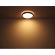 Plafoniere - Plafoniera LED cu aspect lemn design modern Bruno maro 43,7cm 24W