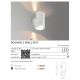 Aplice - Aplica LED pentru iluminat exterior IP65 ROLAND 2 WH