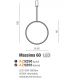 Pendule, Lustre suspendate - Lustra / Pendul LED design circular MASSIMA 60 GO