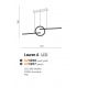 Pendule, Lustre suspendate - Lustra LED suspendata design modern LAUREN BK