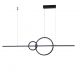 Pendule, Lustre suspendate - Lustra LED suspendata design modern SARA BK