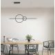 Pendule, Lustre suspendate - Lustra LED suspendata design modern SARA BK