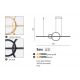 Pendule, Lustre suspendate - Lustra LED suspendata design modern SARA BK